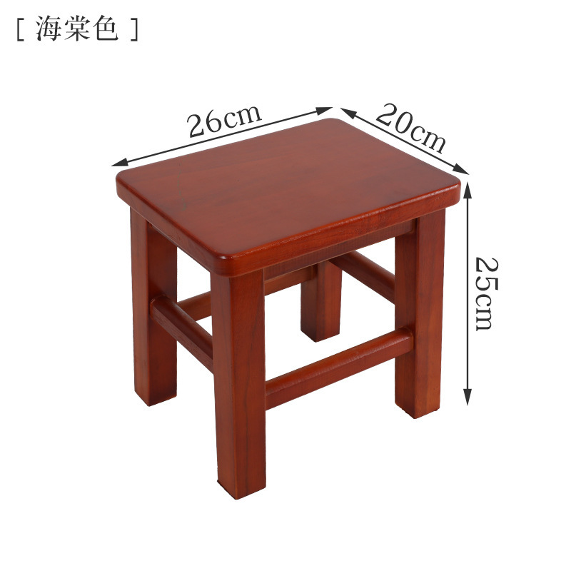 Fábrica directa de taburetes de madera sólida, taburetes domésticos, comedor comercial, escuela, taller de fábrica, estilo chino moderno simple image 8