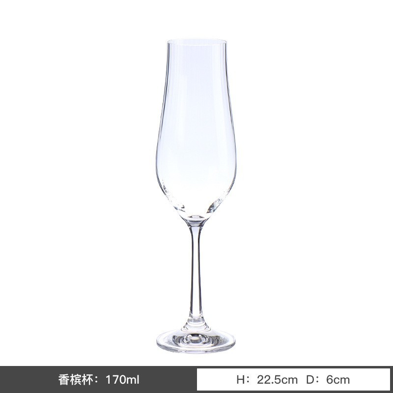 Checo puro original importación de cristal sin plomo taza de vino vino vino vino de champagne taza de cristal de alta calidad estrictamente elegido taza de cerveza comercial