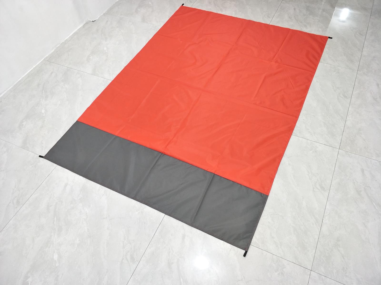 142*200cm 본체 레드 + 다크 그레이