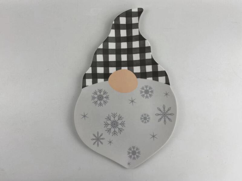 Santa Claus Shaped Food Grade Melamine Plate Festive Party Atmosphere Tableware Santa Claus Shaped Food Grade Melamine Plate Festive Party Atmosphere Tableware