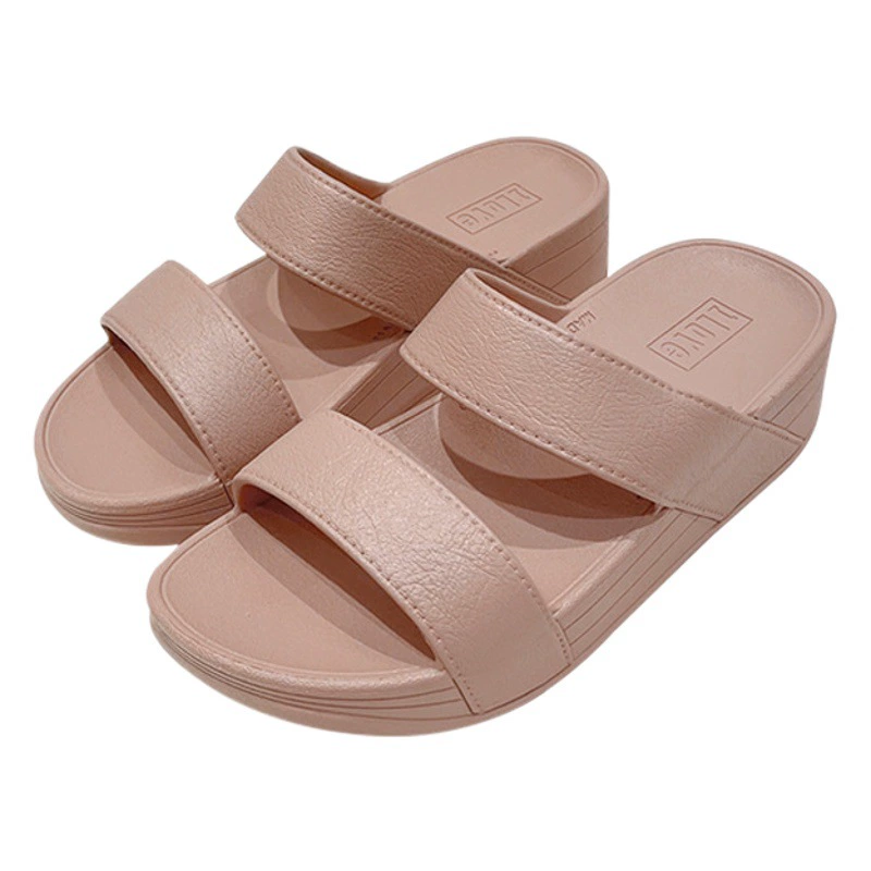 2023 Новые тапочки на высоком каблуке на толстой подошве для женского дома, ванной, Нескользящие водонепроницаемые тапочки для отдыха и отдыха