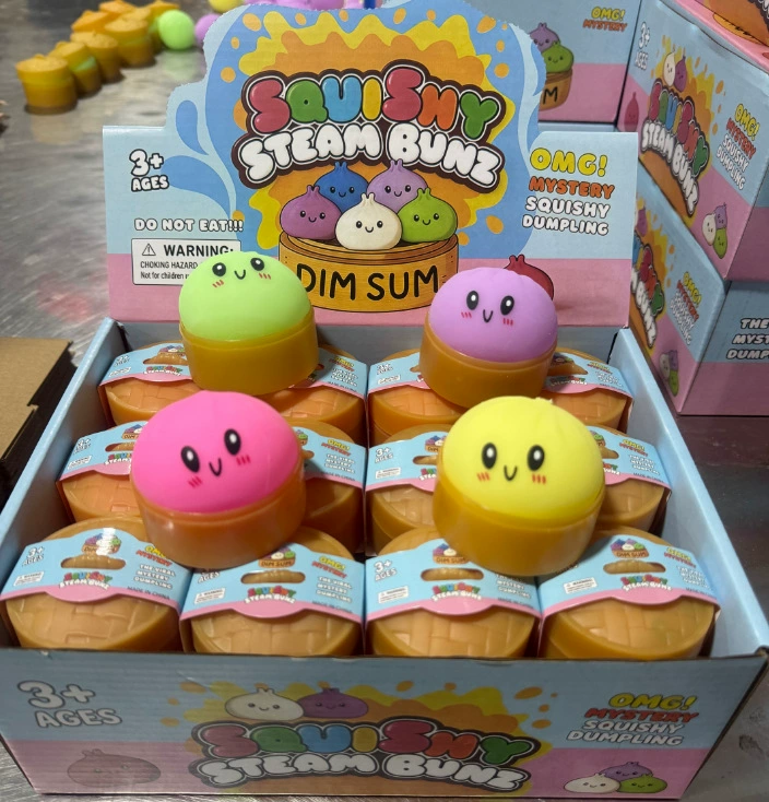 Realistic Squishy Toy (TPR) — Simulation Bun & Decompression Slime, Assorted 5–10 cm