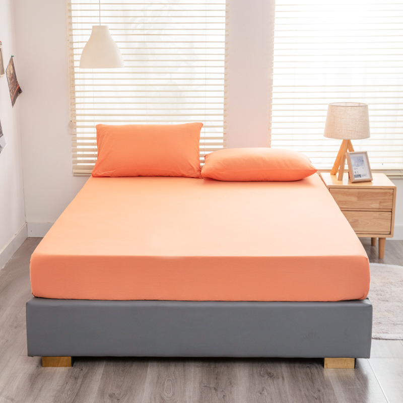 Nuevo 40 algodón lavado con agua cama de algodón sólido simple casa Simmons colchón cubierta de protección antideslizante cama de cama