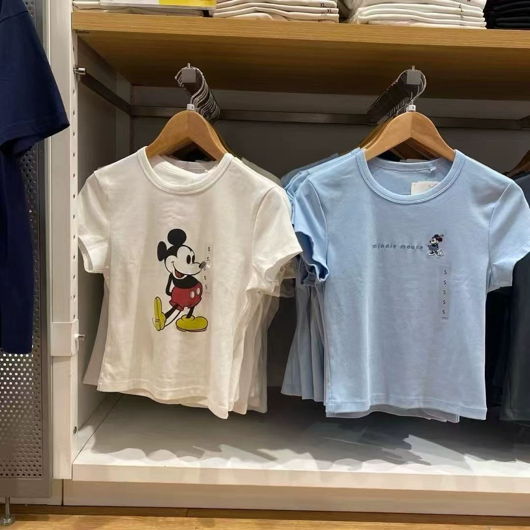 Горячая девушка T Летняя женская мультяшная футболка с круглым вырезом с короткими рукавами 473465/477487/477488