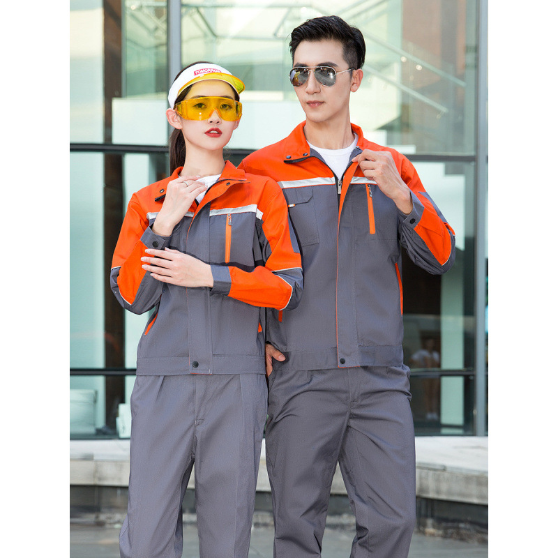 Primavera, otoño, invierno, ropa de trabajo, ropa de fábrica, ropa de construcción, ropa de reparación de automóviles, ropa de seguro laboral reflectante.