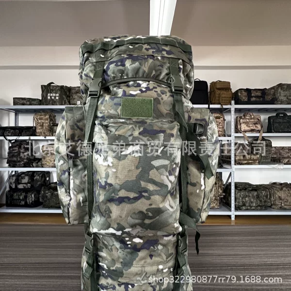 900D Encryption Outdoor Mountaineering Backpack Men's and Women's Shoulder Travel Bag Large Capacity Travel Camouflage Outdoor Camping Style Backpack