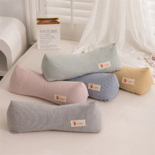 荞麦枕全棉精梳棉荞麦壳菱形护颈椎枕家用成人腰靠枕午睡枕头批发