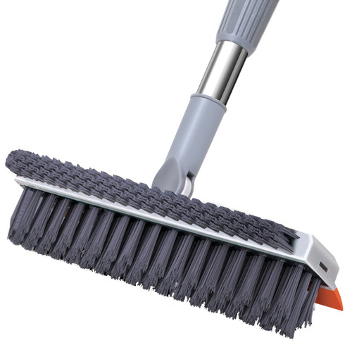 Bathroom floor brush, mop brush, magic tool, bathroom floor gap brush, long-handled tile brush, wall cleaning for toilets