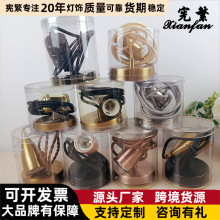 批发装鉓灯具吊灯配件包金古铜E27灯头吸顶盘编织电线复古