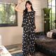 Summer New Cotton Silk Sleeveless Vest Tops for Middle-Aged Mothers Korean Style Artificial Cotton Thin Pajamas Two-Piece Set Comfortable