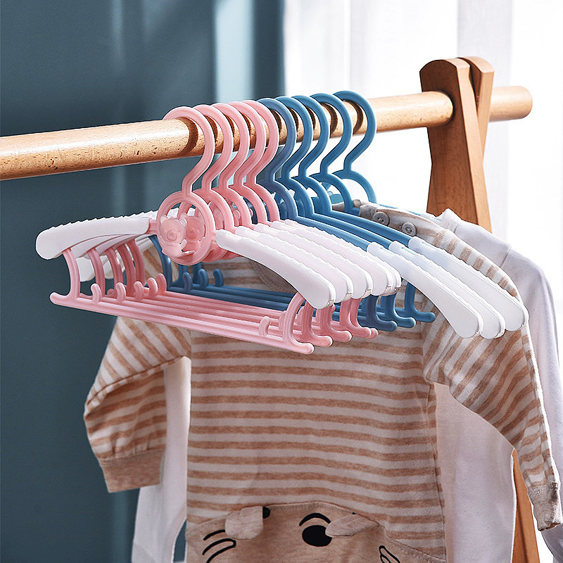 Percha de ropa para niños percha de ropa para bebés bebé especial hogar bebé recién nacido niños retráctil percha de ropa de tamaño pequeño image 4