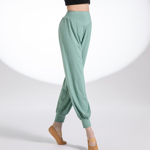 Dance pants modal classical form pants yoga pants Chinese dance modern dance costumes lantern pants practice pants
