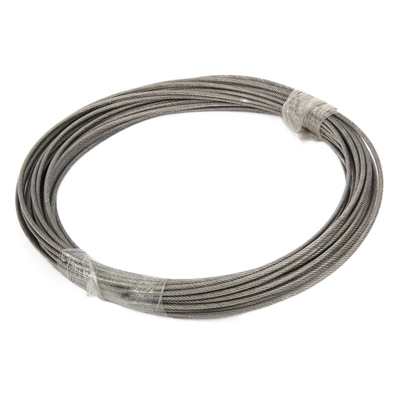 304 из нержавеющей стали с пластиковым покрытием трос одежда Виноградная стойка веревка 0,8/1 мм1.5м2мм3мм