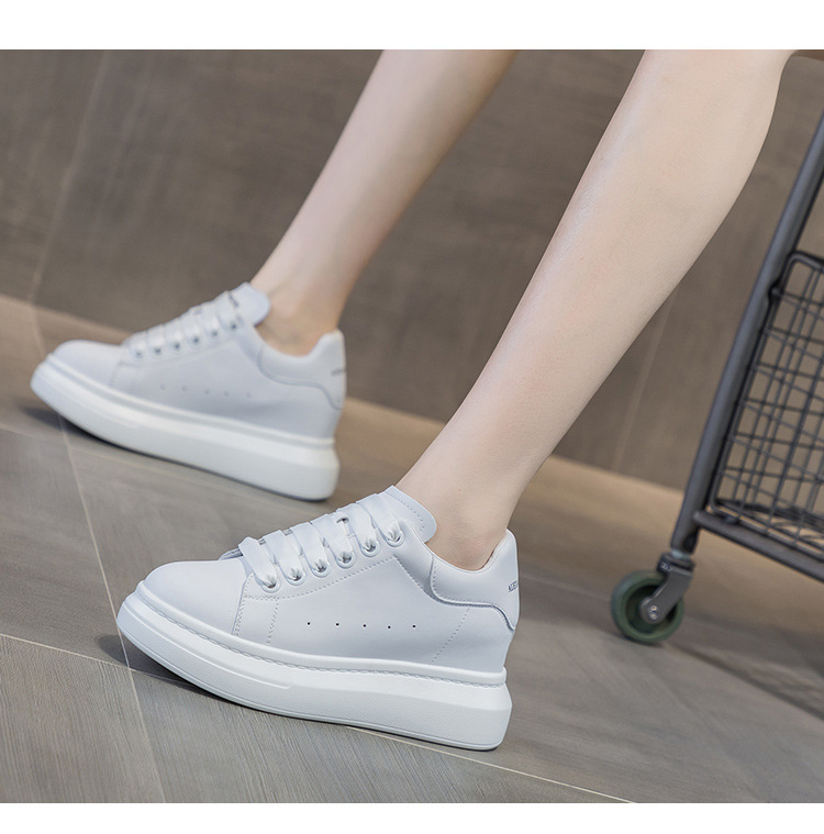 Giày sneaker nữ chunky đế dày phong cách McQueen mới xuân hè 2025, tăng chiều cao — 6706 tăng chiều cao [đuôi trắng], 6706 Tăng chiều cao của đuôi đen] chi tiết 23