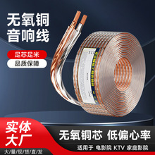 无氧铜音响线多媒体喇叭线音频连接线100-600芯音箱线低损耗传输