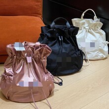 韩国日常运动休闲单肩双肩女饺子包水桶包NN2PR11