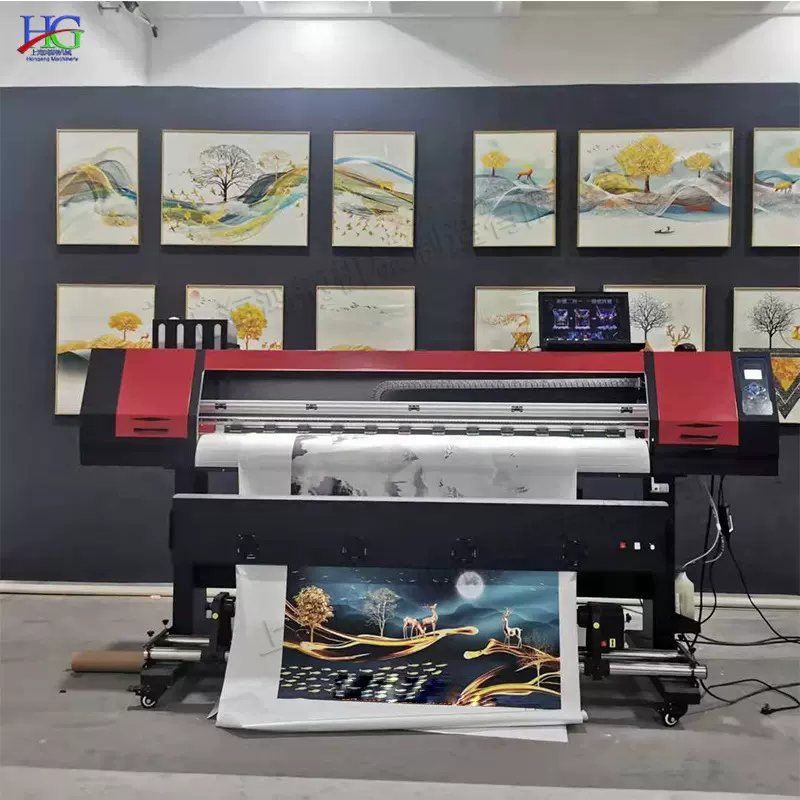 数控晶瓷画墙纸打印机 自动背景装饰喷绘设备 墙布壁画装饰印刷机