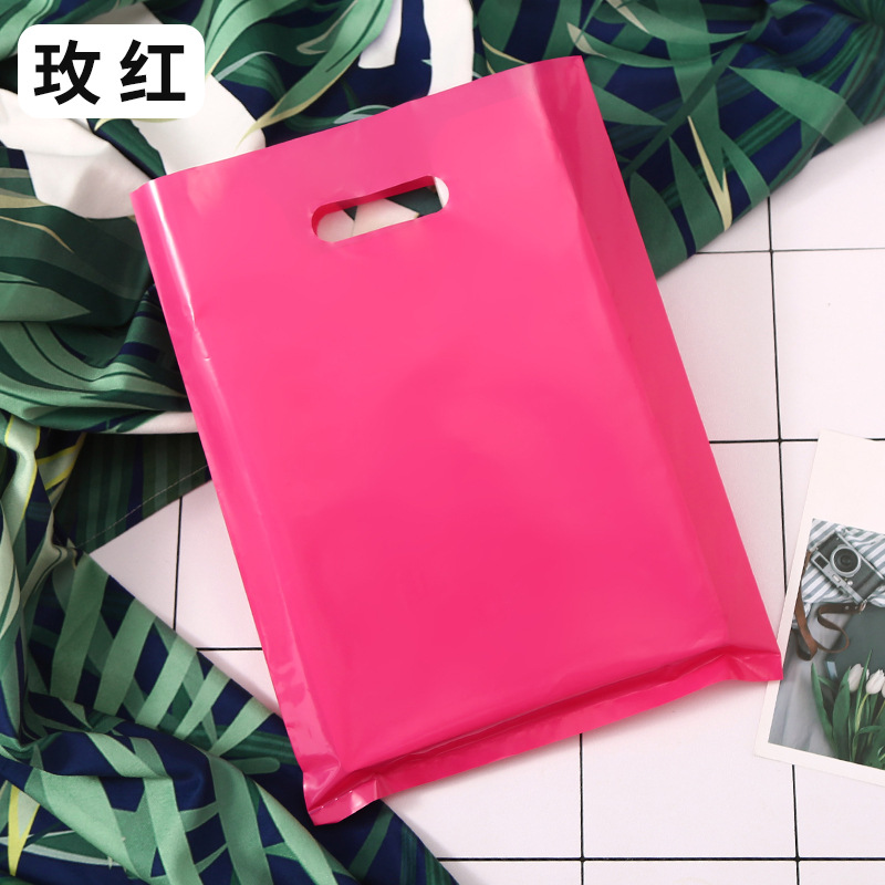 Bolsas de plástico con impresión de logotipo personalizado, bolsas de regalo para compras en centros comerciales, bolsas de cuatro dedos para ropa, zapatos y calcetines para hombre y mujer