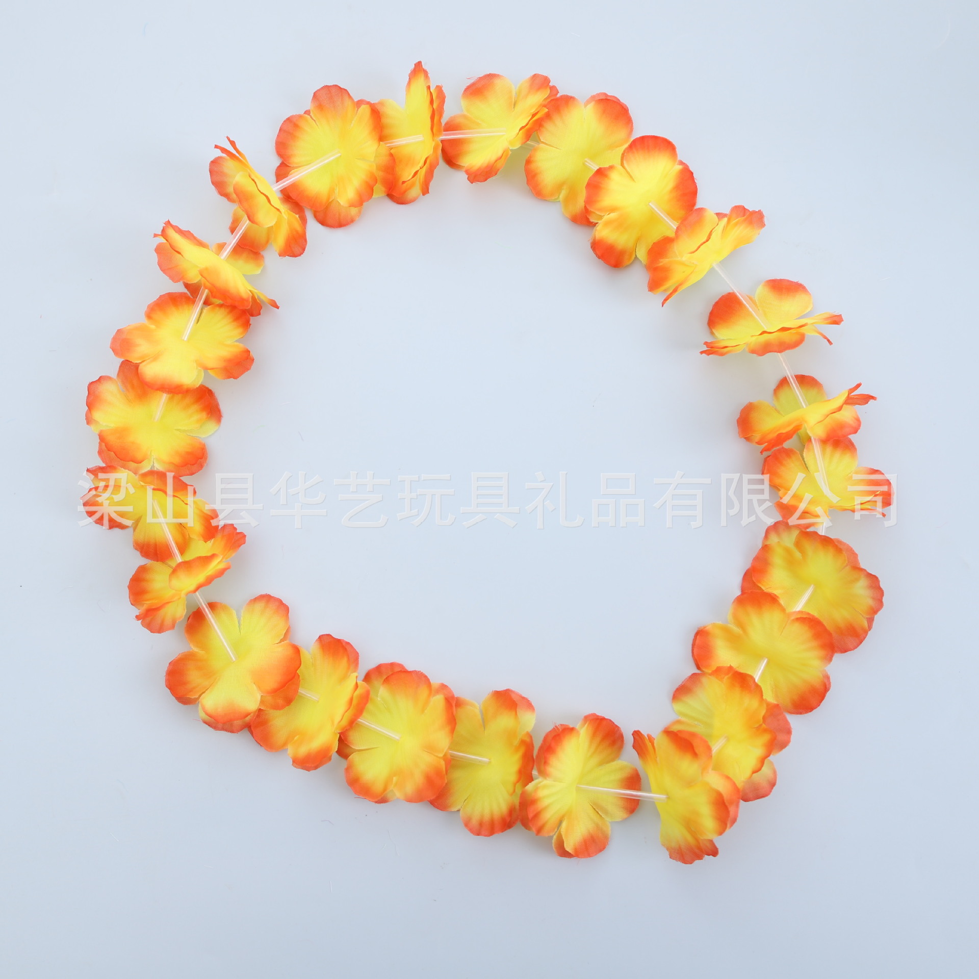 Fábrica de Hawaii en stock colorido guirlandas de flores de sol guirlandas de baile de maquillaje hula show de guirlandas de gradiente