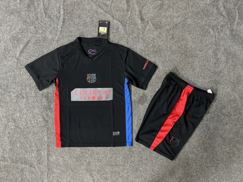 2526童装足球服俱乐部FC弗拉门戈曼城热刺巴塞皇马足球服套装球衣|undefined