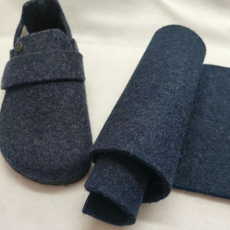 Shoe Material Wool Felt Upper 30% Wool + 70% Polyester Needle-Punched Felt Birkenstock Shoes Snow Boots Wool Felt Upper Shoe Material Wool Felt Upper 30% Wool + 70% Polyester Needle-Punched Felt Birkenstock Shoes Snow Boots Wool Felt Upper