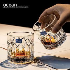 泰国进口欧欣Ocean威士忌酒杯套装高档水晶玻璃洋酒杯家用啤酒杯