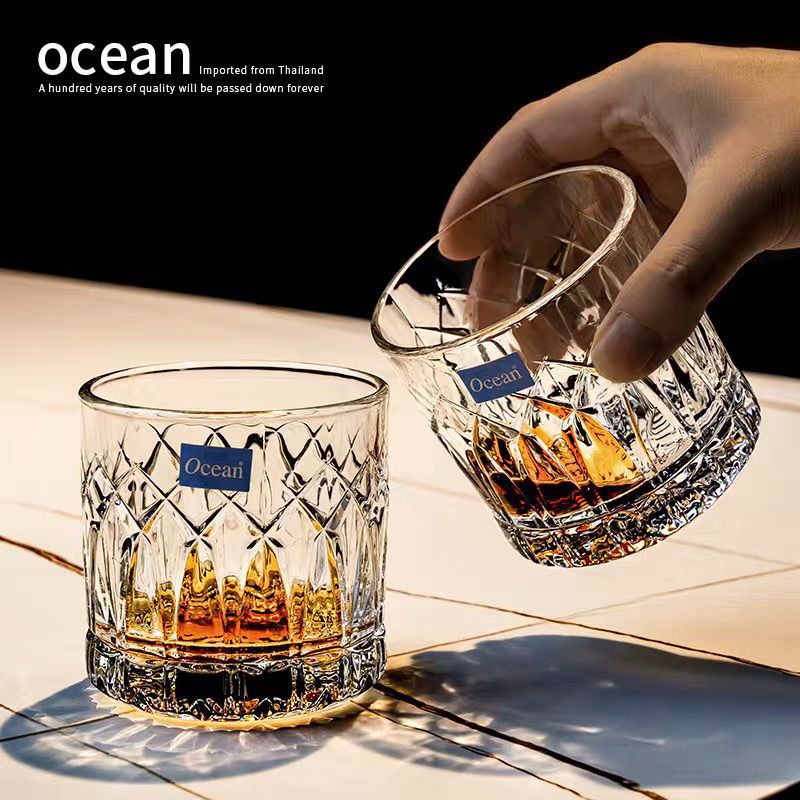Tailandia importación Oxin Ocean whisky tazas de vidrio de cristal de alta calidad tazas de cerveza caseras