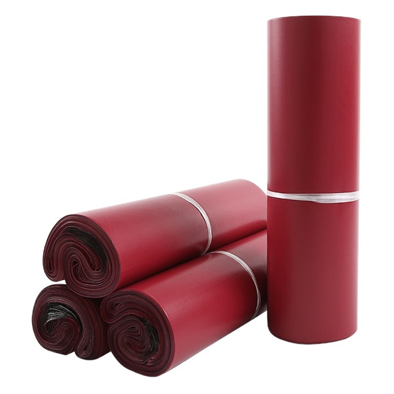 Bolsa Express bolsa de embalaje engrosada marrón rojo logística bolsa impermeable ropa especial bolsa Express bolsa de protección del medio ambiente personalización