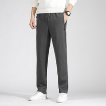 网店热销 弹力罗马休闲运动裤男装春秋季宽松直筒裤男式长裤KZA10