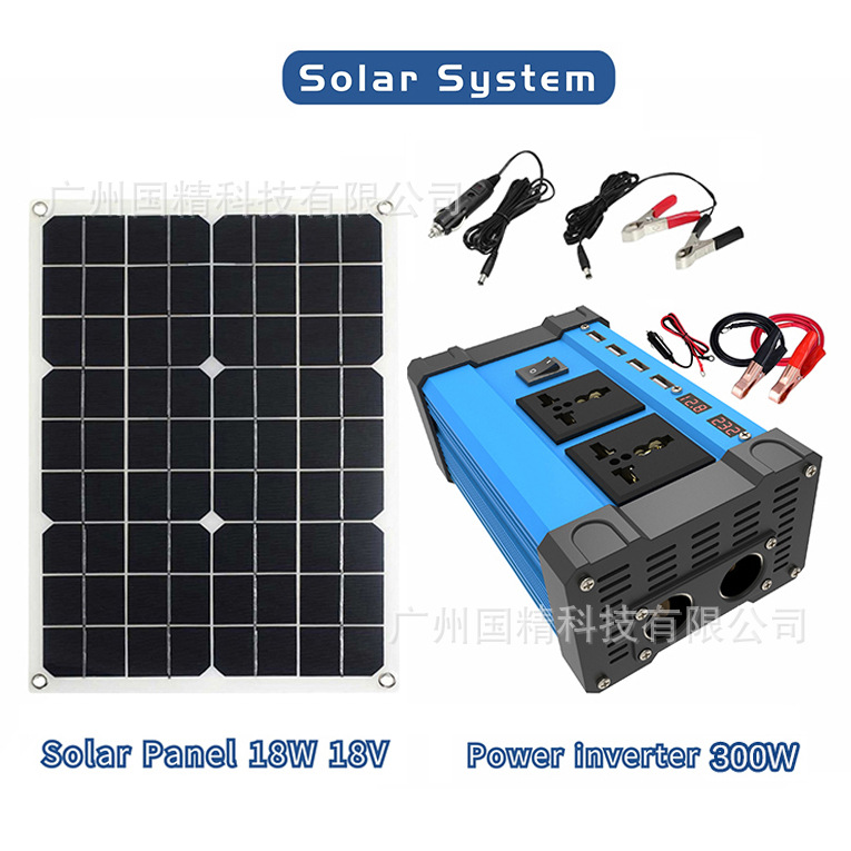 厂家直销12V太阳能逆变器内置控制器LED智能显示屏power inverter