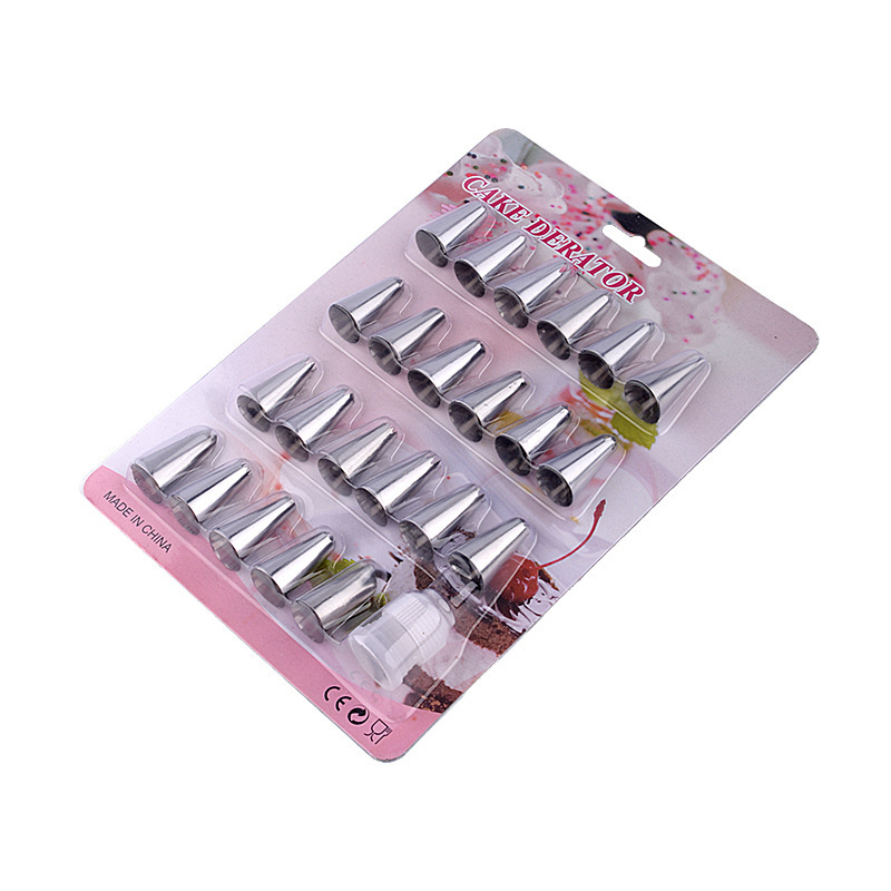 Acero inoxidable enmarcado boquilla de tarjeta conjunto de pastel crema enmarcado bolsa de flores horneado DIY frijoles disueltos conjunto de herramientas de galletas image 3