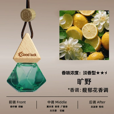 Car Perfume Aromatherapy: Car Air Freshener Hanging Piece - wilderness