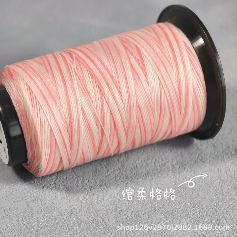 6股段染蜡线纯色圆蜡线手工编织diy手绳耐磨线材一卷约200米|undefined