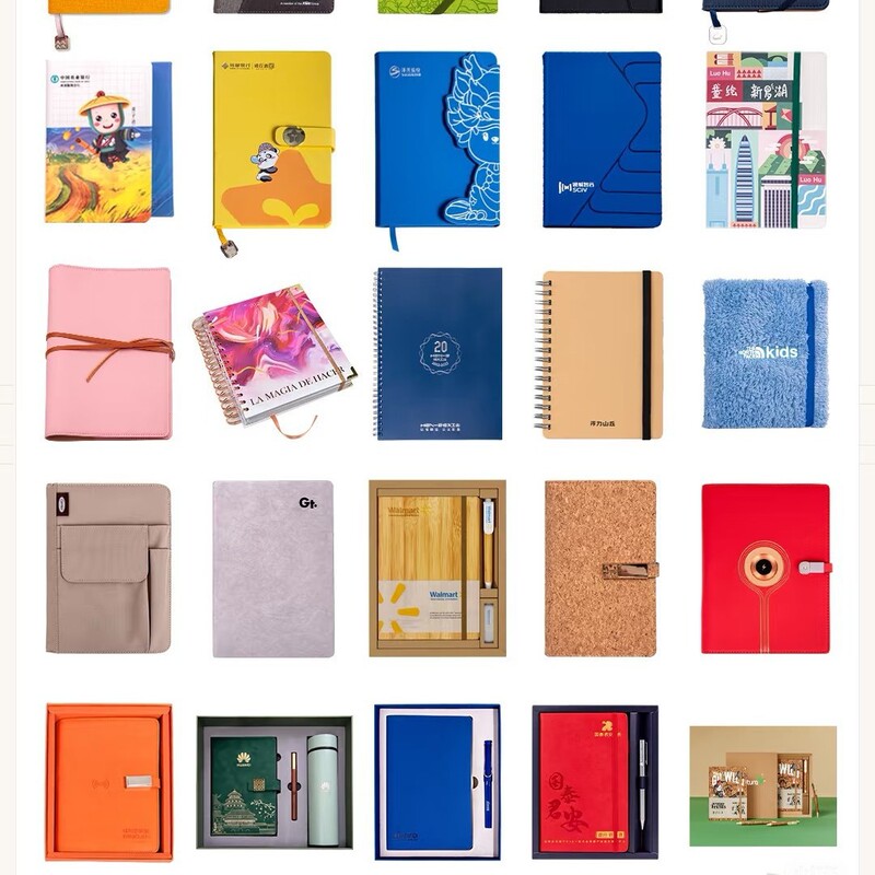 Notebook with Logo Printing, Gift Box Set, Business Meeting Record Book, Thickened Wholesale Gift Box, Business Office Supplies Notebook with Logo Printing, Gift Box Set, Business Meeting Record Book, Thickened Wholesale Gift Box, Business Office Supplies