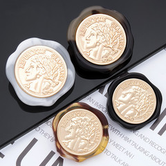 金屬紐扣毛呢大衣女英倫風高檔大號百搭復古樹脂裝飾上衣扣子配件