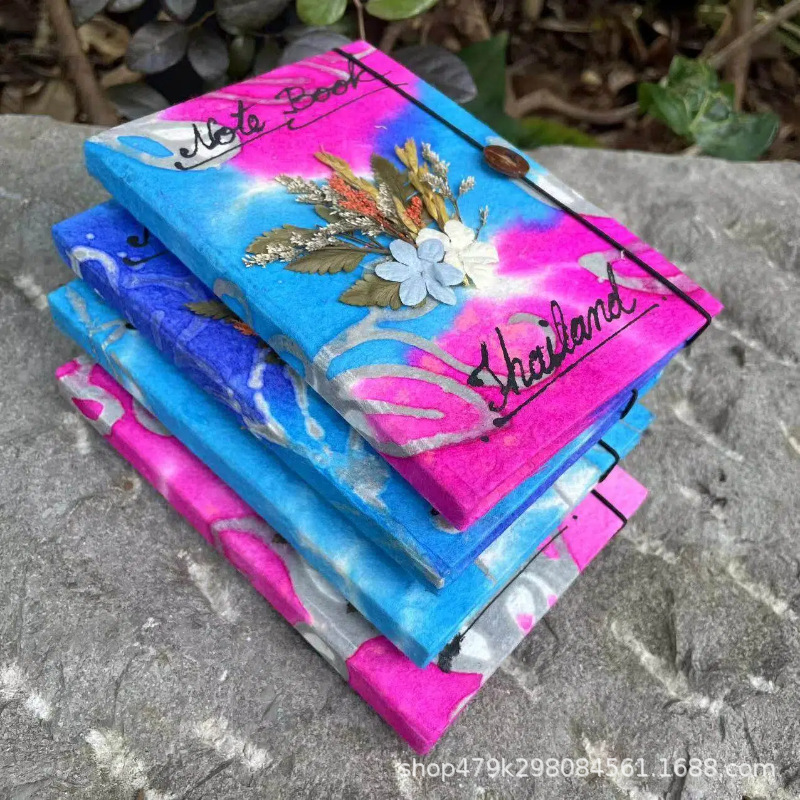 Thai elephant dung paper notebooks wholesale portable handmade cute small notebooks travel graduation souvenirs cultural and creative store Thai elephant dung paper notebooks wholesale portable handmade cute small notebooks travel graduation souvenirs cultural and creative store