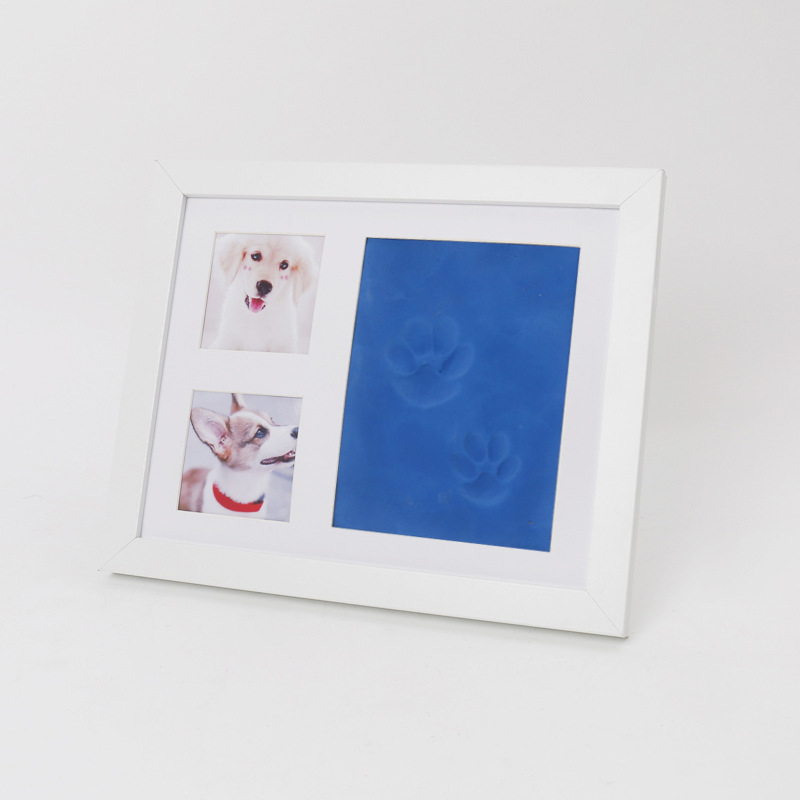 사각 액자 블루 클레이