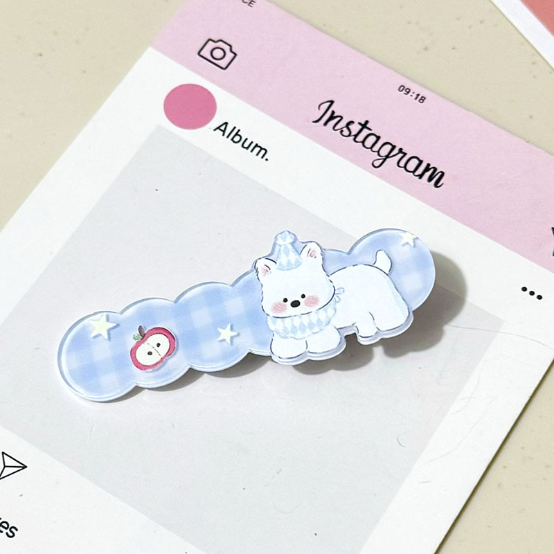 新しい漫画の動物のヘアピンかわいいインガール甘いカモノハシ前髪サイドヘッドバンドヘアピン多用途ヘアアクセサリー|undefined