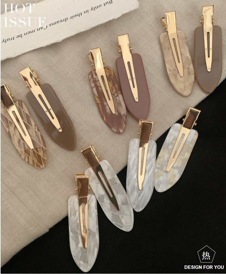 Women's Geometric IG Style Sweet Acetic Acid Sheets Hair Clip display picture 1