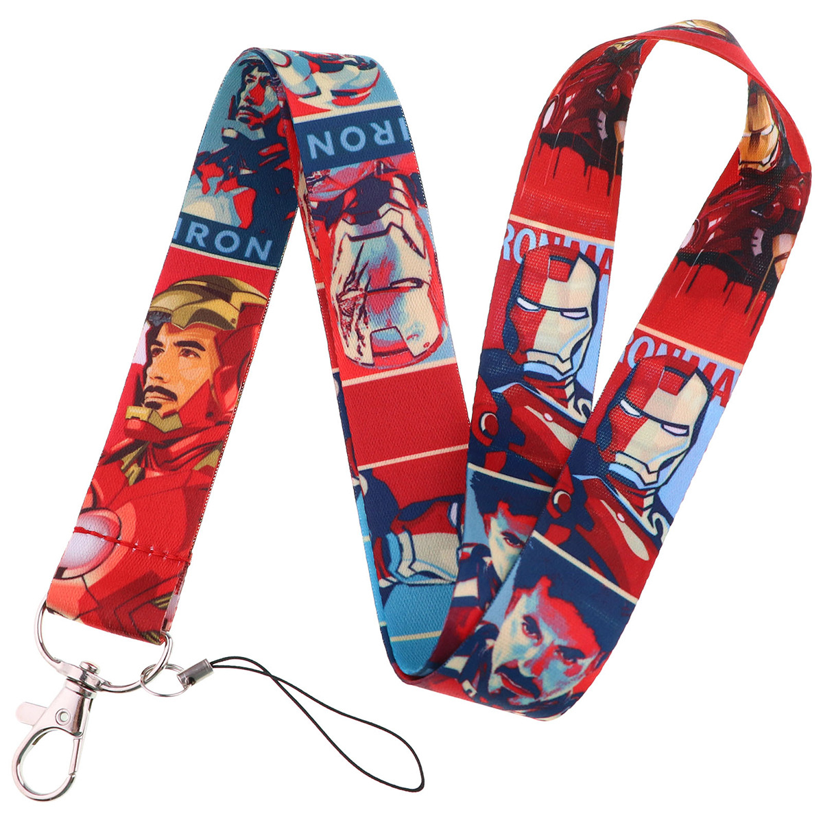 Dibujos animados película héroe control de acceso titular de la tarjeta cordón Cámara u disco Halter personal teléfono móvil cordón nuevo en stock