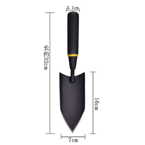 Thickened manganese steel gardening shovel, flower shovel, household gardening tool, shovel shovel, outdoor digging soil and digging wild vegetables