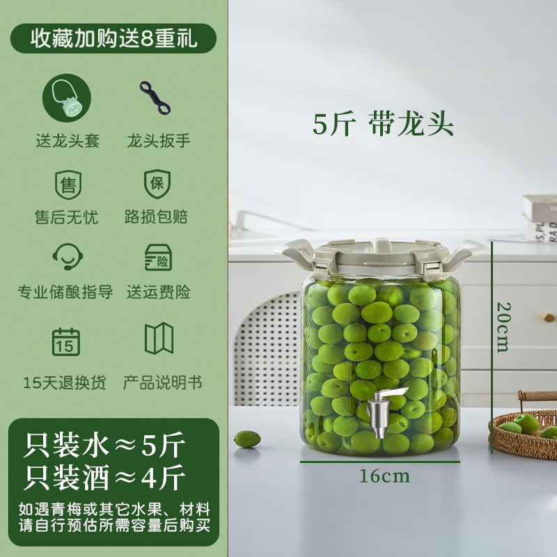 Botella de vino de remojo, recipiente de vidrio, frutas, vinos de frutas, jarras de vinos, botellas de vidrio para uso doméstico