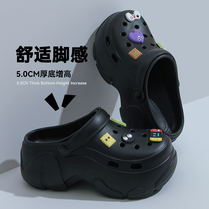 Factory 2026 New Model Wholesale Overseas Export Summer Casual Shoes Lightning-Fast Online Supermarket Group Purchase High-Heeled Clogs Factory 2026 New Model Wholesale Overseas Export Summer Casual Shoes Lightning-Fast Online Supermarket Group Purchase High-Heeled Clogs