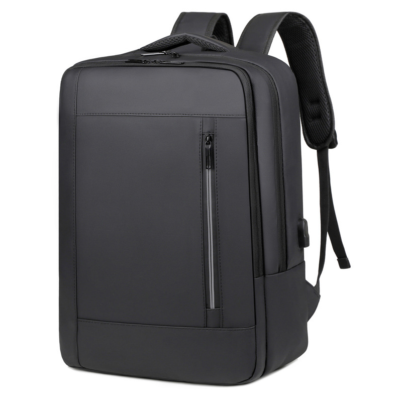 Cross-border Casual Business Backpack For Men, Multifunctional Laptop Bag, Water-resistant, Suitable For College Students_voghion.com