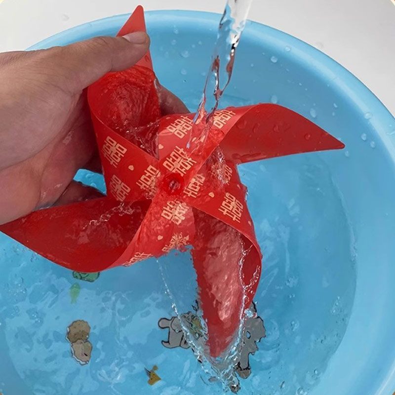 Banderas de color escenas de boda decoración de jardín linternas de boda jardín rural suministros de boda exteriores molino de viento exterior