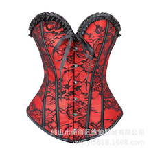 新款欧美宫廷束身衣蕾丝性感束身衣亚马逊速卖通跨境源头工厂货源