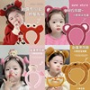 Demi-season cute children's headband for face washing, non-slip bangs, hairpins, 2023 collection