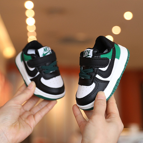  Spring and Autumn Korean style children's sneakers, sneakers, men's and women's baby toddler shoes, baby shoes, male baby's white shoes