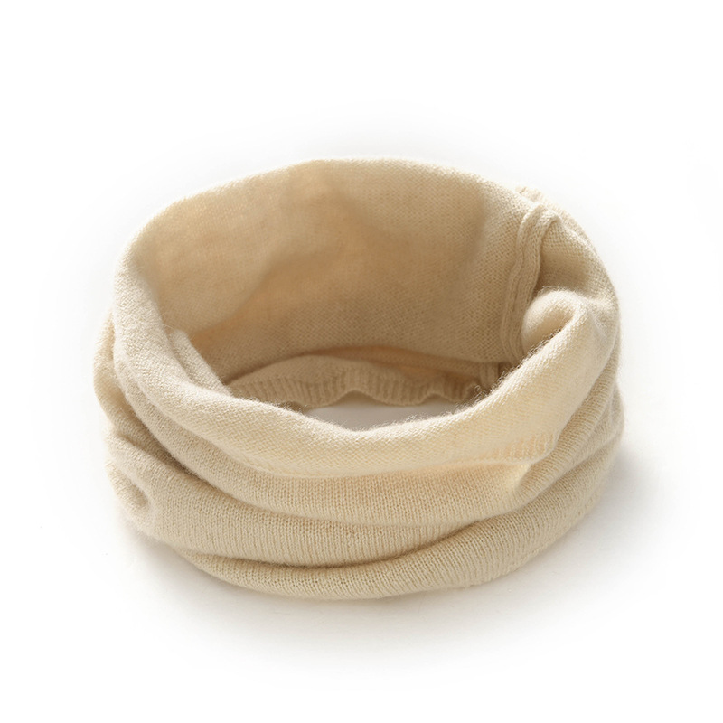 2026 Lekasa Cashmere Neck Warmer for Women, New Autumn/Winter Style, Plain Color, Warm and Protective Knitted Neck Warmer