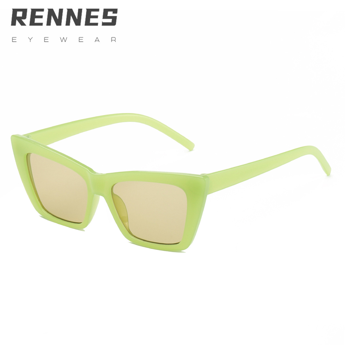 2021 nuevas gafas de sol europeas y americanas retro CAT EYE gafas de sol cuadradas de moda de mujer gafas de sol de Marco grande 97085